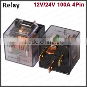 Integrate Waterproof Relay Vehicle 12Volt 100A Transparent Relay SPST 4 Pins thumbnail-1