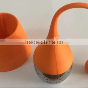 2016 New Design Silicone Tea Strainer Tea Infuser Tea Leaf Filter thumbnail-1