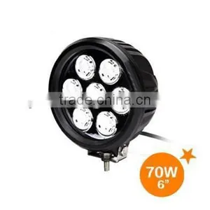 4x4/4wd/offroad 6" 70watt Flood Beam Led Work Light/led Worklight/led Light Lamp thumbnail-1