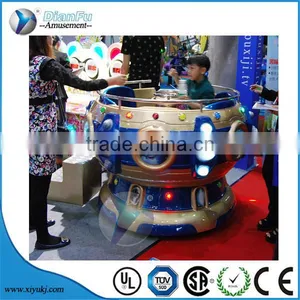 Kiddie Disco Classic go Round Kiddie Rides Coin Operated Promotion Funny Rotate Ridding Colorful Disco Game Machine thumbnail-4