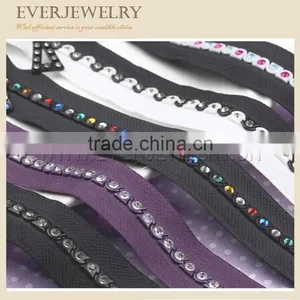 2016 New Zipper With Rhinestone thumbnail-1