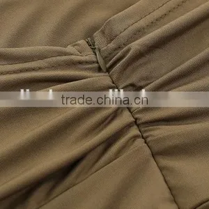 Wholesale Custom Lady Women's Fashion Casual Halter Off-shoulder Backless Sexy Solid Evening Long Romper And Jumpsuit For Woman thumbnail-5