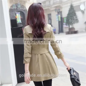 Fashion Ladies Coats Long Spring Trench Coat for Women Outdoor Jacket thumbnail-6