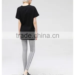 Newest Wholesale Ladies Cheap Alphabet Print Cotton Pants Customized thumbnail-6