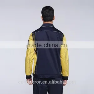 Cheap Latest Factory Construction Work Wear Adult Work Suit Water-resistant Denim Overalls For Worker Labor Uniform thumbnail-4