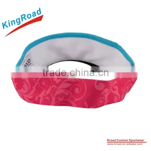 Running Sportswear Visor Cap, Sublimation Printed Running Cap thumbnail-2