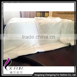 CX-Q-01 In-stock Items High Quality Coral Velvet Side Cheap Polyester Filling Quilt thumbnail-5