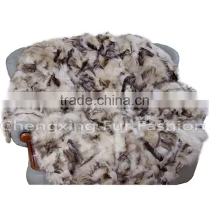CX-D-48 Wholesale Custom Real Fox Fur Area Carpet Rug thumbnail-3