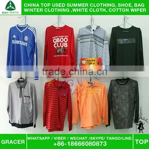 Recycling Bundle In Bales Men Long Sleeve T-shirt Used Clothing Uk Style Sorted thumbnail-6