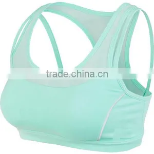 Fashionable Women's Training Mid-support Reflective Sports Bra thumbnail-5