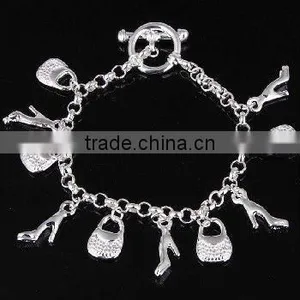Fashion Silver Plated Bracelets, Fashion Charm Jewelry thumbnail-1