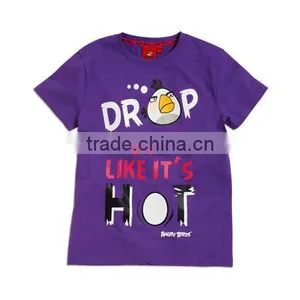 2015 Hot Sale100% Cotton Short Sleeved Boy T Shirts thumbnail-3