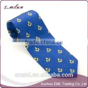 Custom Masonic Items Silk Felling Polyester Masonic Tie thumbnail-1