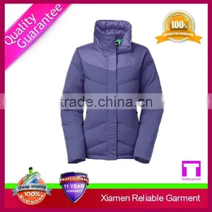 Fashion 95% Goose Down Women Thick Winter Wool Coat thumbnail-2