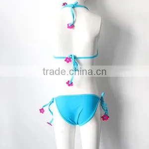 Cute Flowers Girls Swimwear thumbnail-2