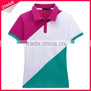 Dry Fit Custom China Factory 95% Polyester 5% Spandex Polo Shirts thumbnail-1