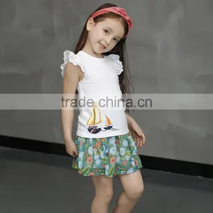 Weilin Products Black Stripe Dress For Little Girl thumbnail-1