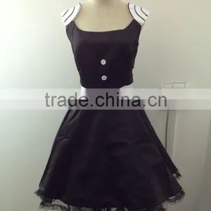 Classic Vintage 1950's Rockabilly Swing Picnic Party Prom Dress Lady Dresses Rockabilly thumbnail-1