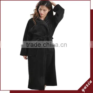 Wholesale Bathrobe Fleece Robe Towel Robe Breathable Hotel BathRobe RS005 thumbnail-1