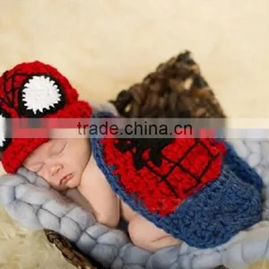 Knitted Animal Hats Soft and Colourful Yarns Handmade Baby Clothing Newborn Crochet Knit Beanie Hat Set thumbnail-4