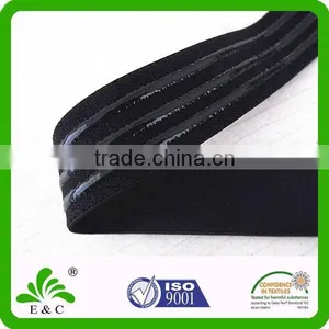 Wide Firm Black Elastic Silicon Printing Webbing Wristband thumbnail-1
