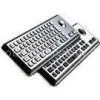 Water-proof 64 Stainless Steel Keys Metal Industrial Keyboard With Trackball MKB-64B-TB thumbnail-1
