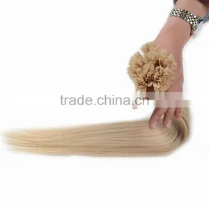 100% Keratin Fusion Italian Hair Extensions Various Colors Factory Wholoesale U Tip Italian Human Hair thumbnail-3