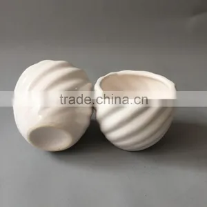 Cheap Modern Mini White Decoration Desk Ceramic Flower Vase Pot thumbnail-1