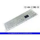 Stainless Steel Industrial Keyboard With Touchpad High Vandal-Proof With USB Interface thumbnail-1