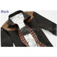 Free Shipping Men's 2015 Fashion Dot Pattern Long Sleeve Shirt thumbnail-1