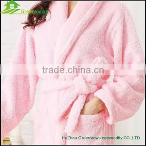 100 Cotton Towel Bathrobe Cotton Ladies Bath Robes Men's Comfort Cotton Sleepwear Bathrobe thumbnail-5
