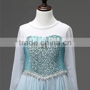 Hot Movie Frozen Dress Fashion Dress Children Dress Cosplay Costume for Girls thumbnail-6