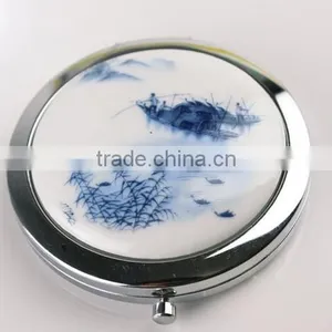 Factory Supply Low-Cost Promotions Small Mirrors Souvenir Pocket Mirror,Cosmetic Mirror / Pocket Mirror / Compact Make Up Mirror thumbnail-1
