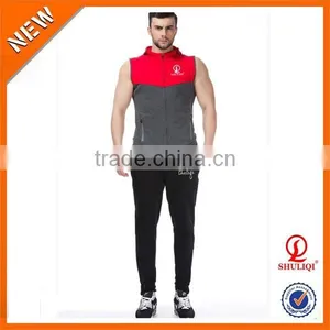 High Quality and Nice Tracksuit Men Wholesale /men Blank Dry Fit Sportwear Tracksuits H-2139 thumbnail-1
