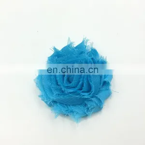 2Inch Solid Shabby Chiffon Flower Frayed Shabby Chic Flowers,shabby Rose Trim,lovely Rosette Chiffon Shabby Flowers thumbnail-6