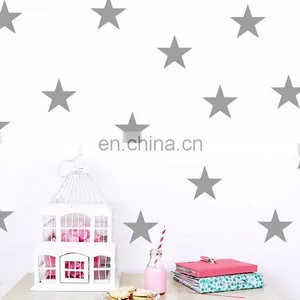 Ins Style Colorful Star Shape Vinyl Wall Sticker Children Room Home Decoration Mural Roon Decal thumbnail-3