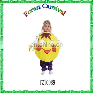 TZ10089 Fashion Plush Yellow Ball Costumes For Kids Wholesale thumbnail-1