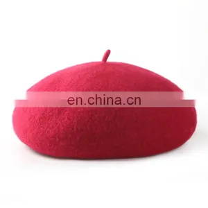 High Quality Wholesale Ladies Wool Felt Berets thumbnail-6