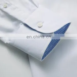 High Quality Mens White Cotton Dress Shirt thumbnail-4