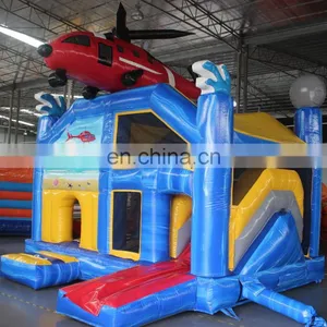 Cheap Inflatable 3 in 1 Inflatable Combo Slide/inflatable Bouncer With Slide for Fun thumbnail-1