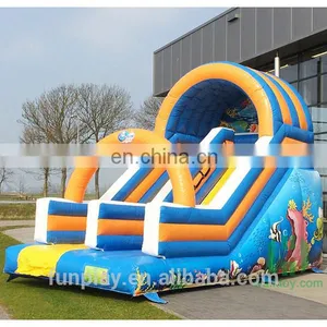 HI Popular 0.6mm PVC Tarpaulin Giant Inflatable Slide, Outdoor Children Slide thumbnail-2