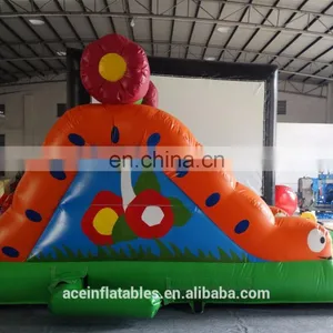 Caterpillar Theme Small Inflatable Slide for Kids thumbnail-1