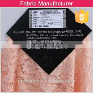 Ladies Garment Public Clothing Spandex Design Solid Lace Fabric for Female thumbnail-4