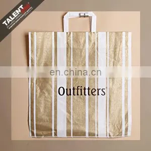 Customized Private Design Printed Logo Plastic Softloop Handle Shopping Bag thumbnail-6