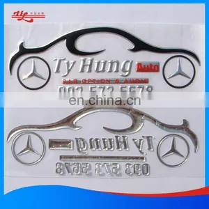Customized Embossed Plastic ABS Logo With Sponge Glue thumbnail-5