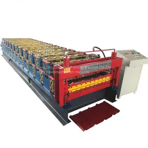 Kenya 836-840 Corrugated Steel Roofing Double Layer Sheet Roll Forming Machine thumbnail-1