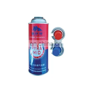 China Refillable Aerosol Empty Spray Butane Gas Can 227g and Tin Box Empty Packaging Boxes thumbnail-2