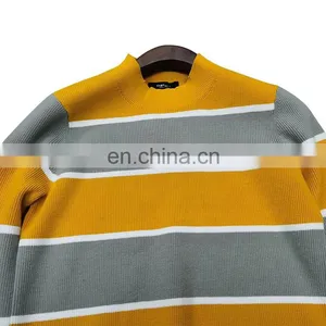 DiZNEW Custom Fashion Brand Colorful Sweater O Neck Knitting Patterns Mens Sweaters thumbnail-4