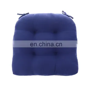 Dark Blue Solid Seat Cushion Tufted Thicken Pillow Seat Corduroy Chair Pad Tatami Floor Cushion thumbnail-2