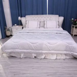 Best Grade Customized Naturally Embossing Soft Bedding Washable Cotton Cashmere Quilt thumbnail-3
